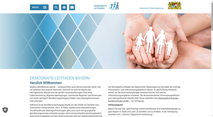 Titelbild zu Relaunch: Demografie-Leitfaden Bayern